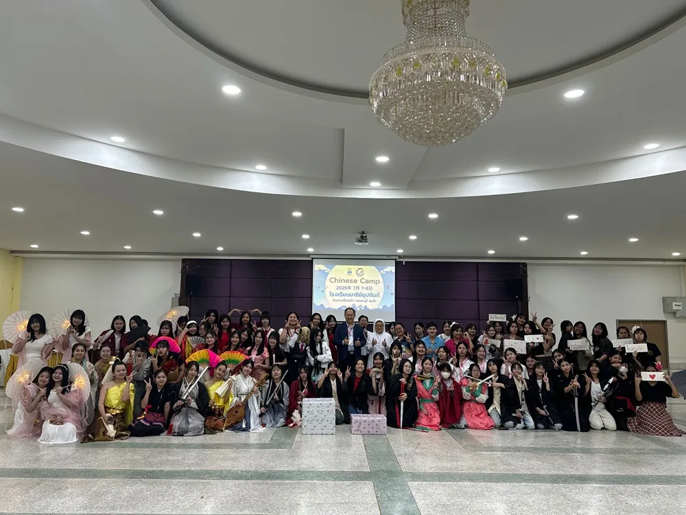 Jinbu จัดค่ายภาษาและวัฒนธรรมจีนให้กับนักเรียนโรงเรียนมารีย์อุปถัมภ์