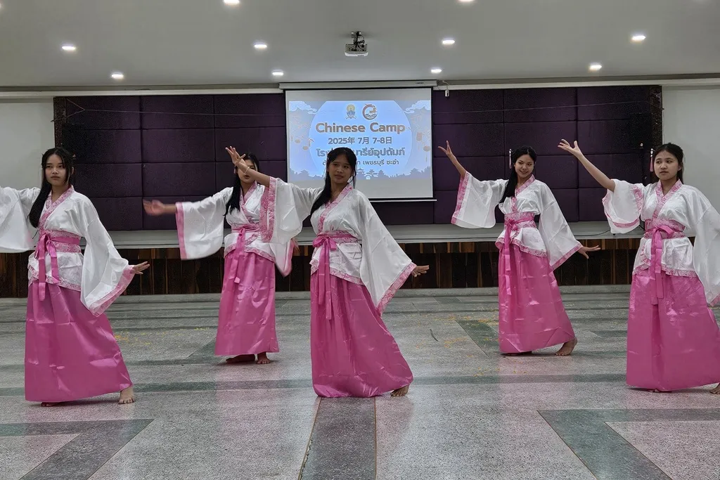 Jinbu จัดค่ายภาษาและวัฒนธรรมจีนให้กับนักเรียนโรงเรียนมารีย์อุปถัมภ์