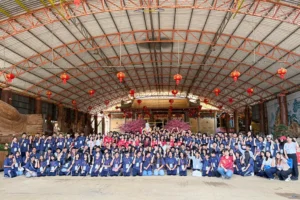 Jinbu จัดค่ายภาษาและวัฒนธรรมจีน ให้กับโรงเรียนราชวินิตมัธยม ณ จังหวัดกาญจนบุรี