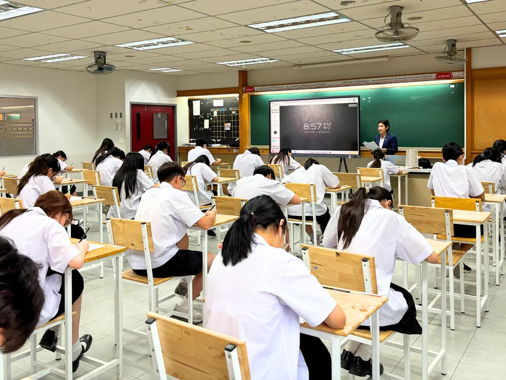 บรรยากาศการจัดสอบ HSK 3.0 ครั้งแรกในประเทศไทย ณ โรงเรียนสาธิต มศว ประสานมิตร