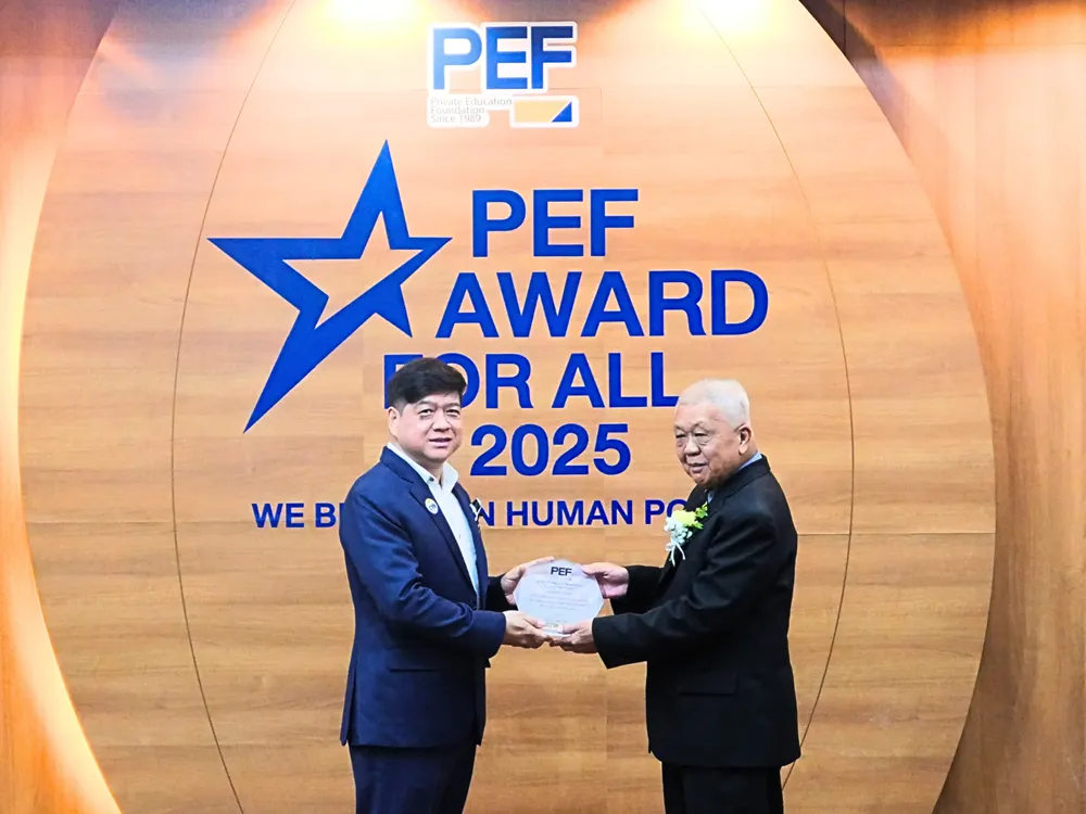 ผู้บริหาร Jinbu รับรางวัล PEF Award for ALL ประจำปี 2568 ณ มหาวิทยาลัยศรีปทุม