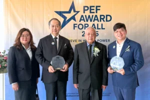 ผู้บริหาร Jinbu รับรางวัล PEF Award for ALL ประจำปี 2568 ณ มหาวิทยาลัยศรีปทุม