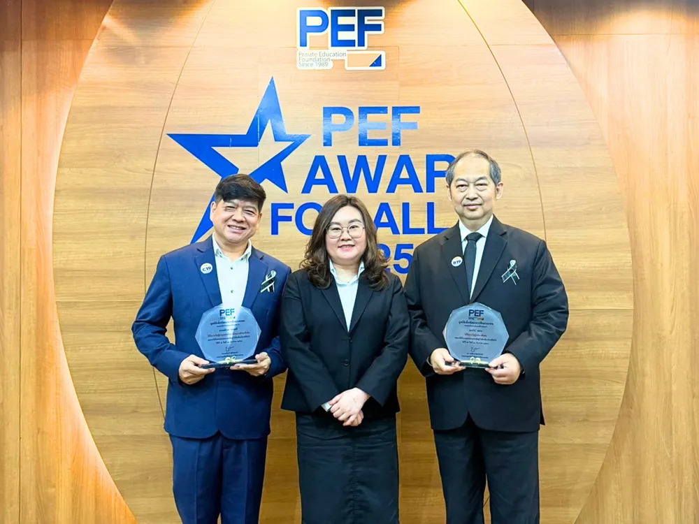 ผู้บริหาร Jinbu รับรางวัล PEF Award for ALL ประจำปี 2568 ณ มหาวิทยาลัยศรีปทุม