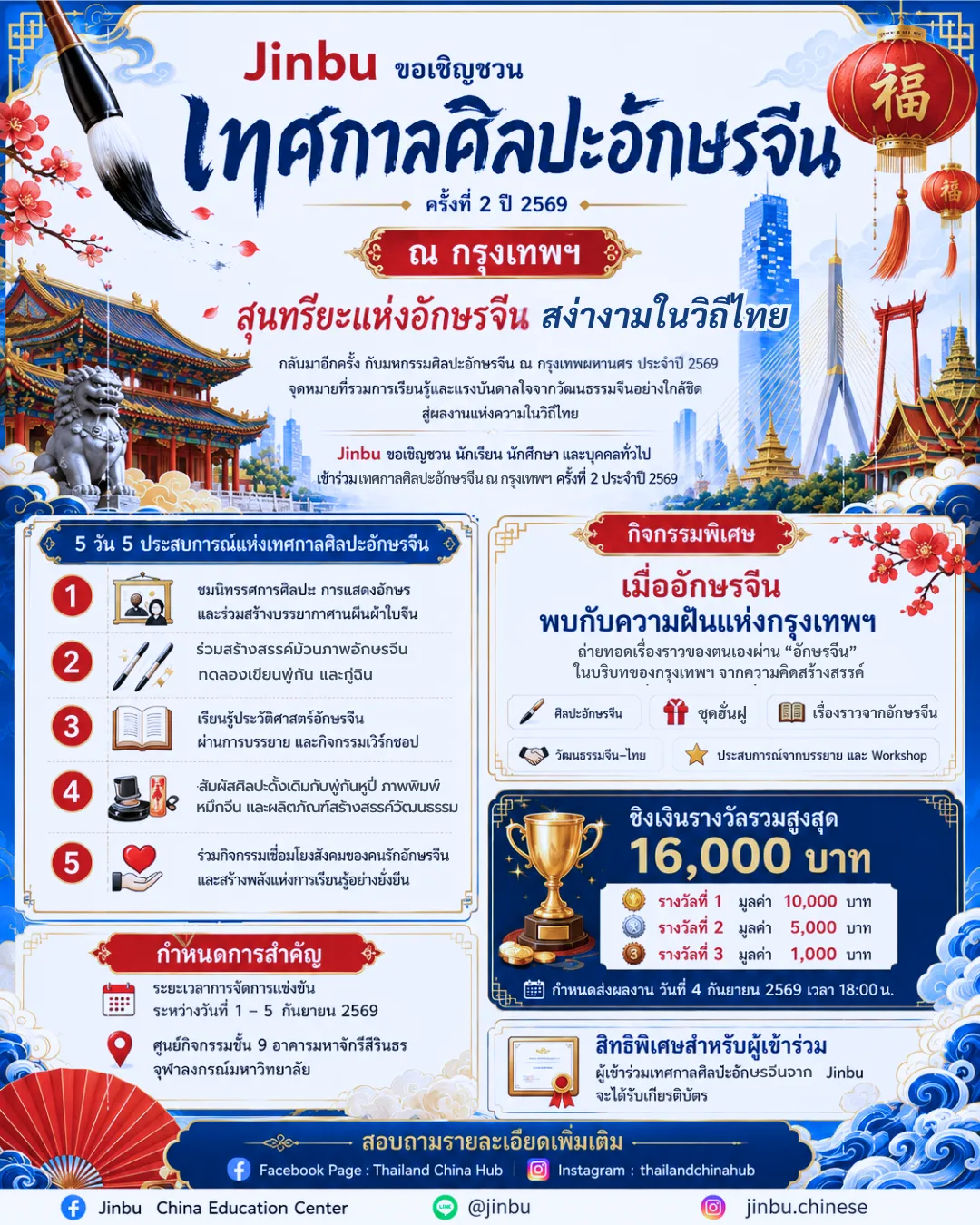 เทศกาลศิลปะอักษรจีน ณ กรุงเทพมหานคร
